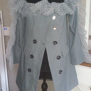 Custom halter suit jacket